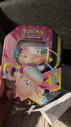 Clefairy tin pokemon cards