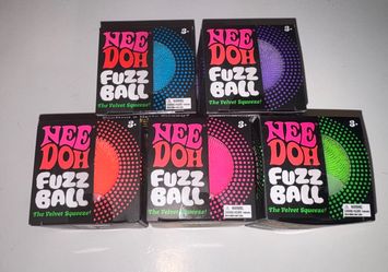 Nee Doh Fuzz Ball 5-Pack Assorted Colors