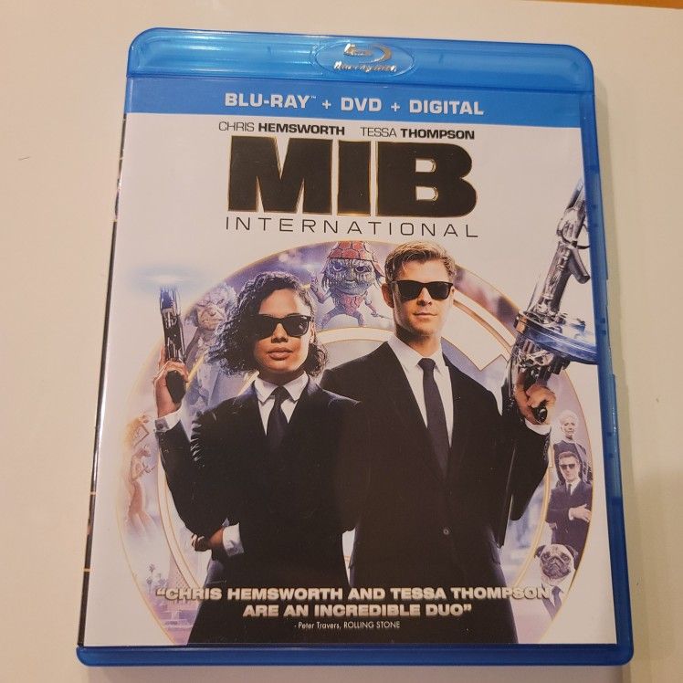 $5 BLU RAY , MEN IN BLACK: INTERNATIONAL.  BLU RAY  ONLY NO DIGITAL OR DVD $5 OR TRADE FOR A MOVIE TITLE I DO NOT ALREADY OWN.  