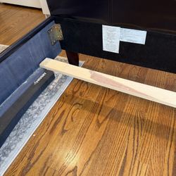 Free In studio city. Queen Size Bed Frame. Easy To Move And Assemble