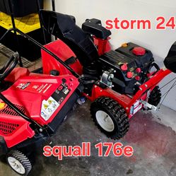 TROY-BILT SQUALL 176E SNOWBLOWER BRAND NEW