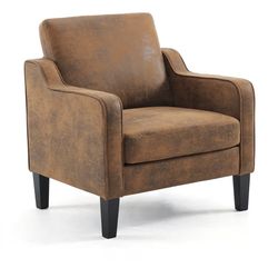 Accent chair for living room, chair rustic reading Vingli