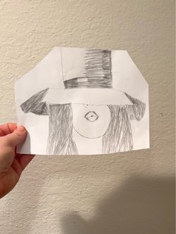 Woman in a hat chola sketch
