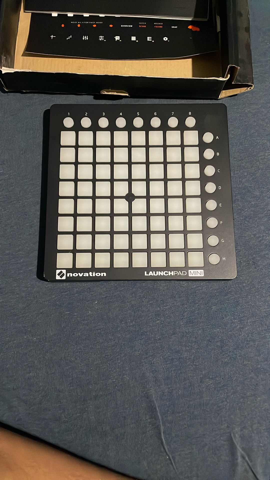 a compact and portable MIDI grid controller designed for music production, especially with Ableton Live.
