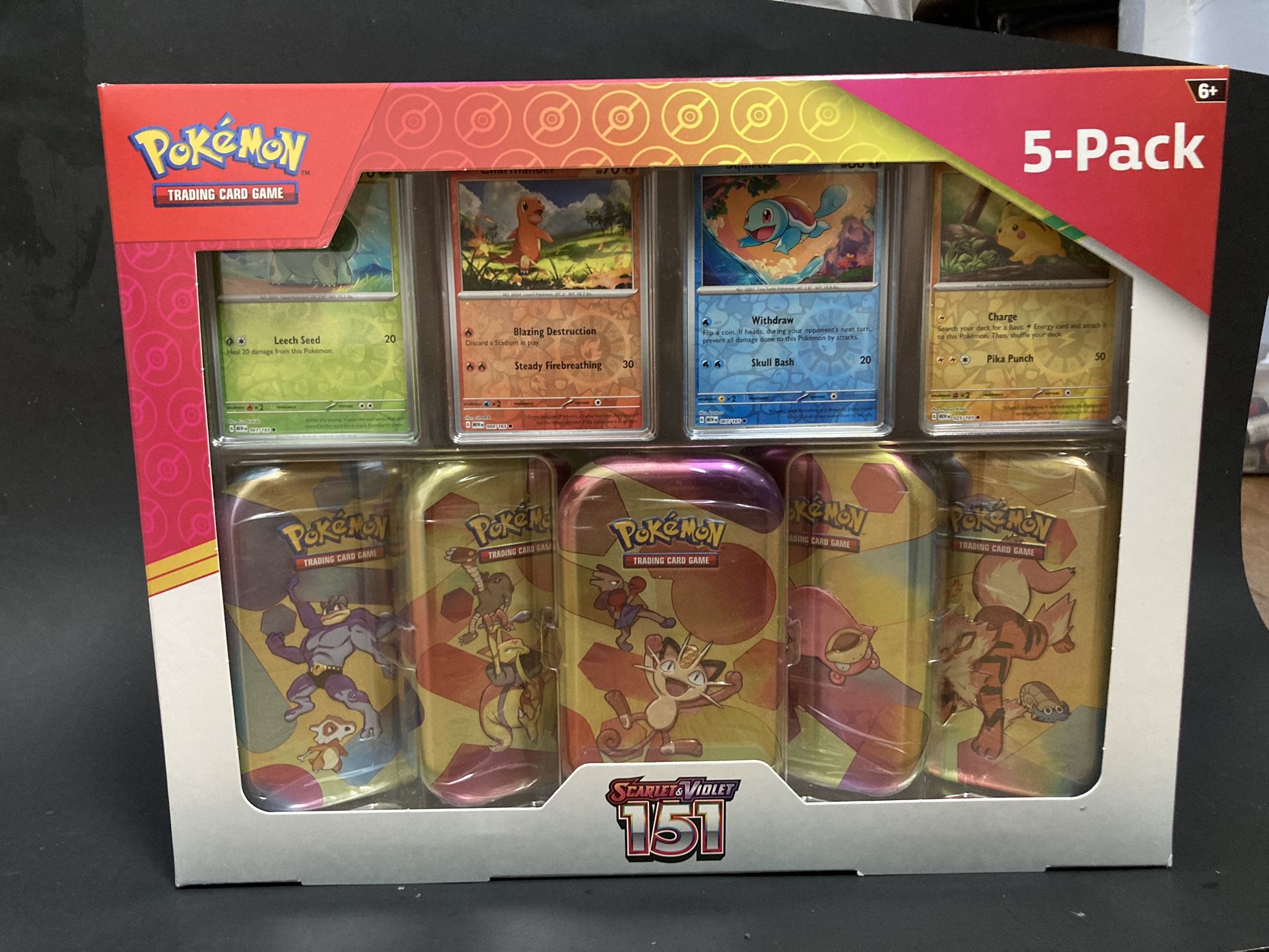 Pokémon 151 Tim Pack 5 Tins