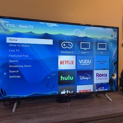 43” 4K TCL Smart TV