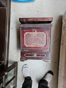 Gorgeous Makeup Stand Dark Wiod Well Built Hidden Mirror And Drawers 