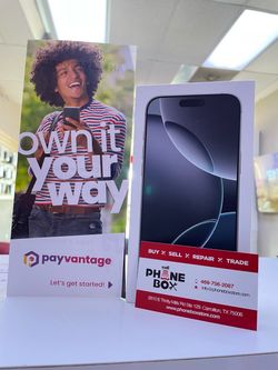 iPhone 16 Pro Max 256GB Unlocked available on Payments with PayVantage  option