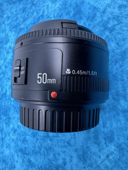 YONGNUO YN50mm F1.8 Lens Large Aperture Auto Focus Lens Compatible with Canon EF Mount EOS Camera