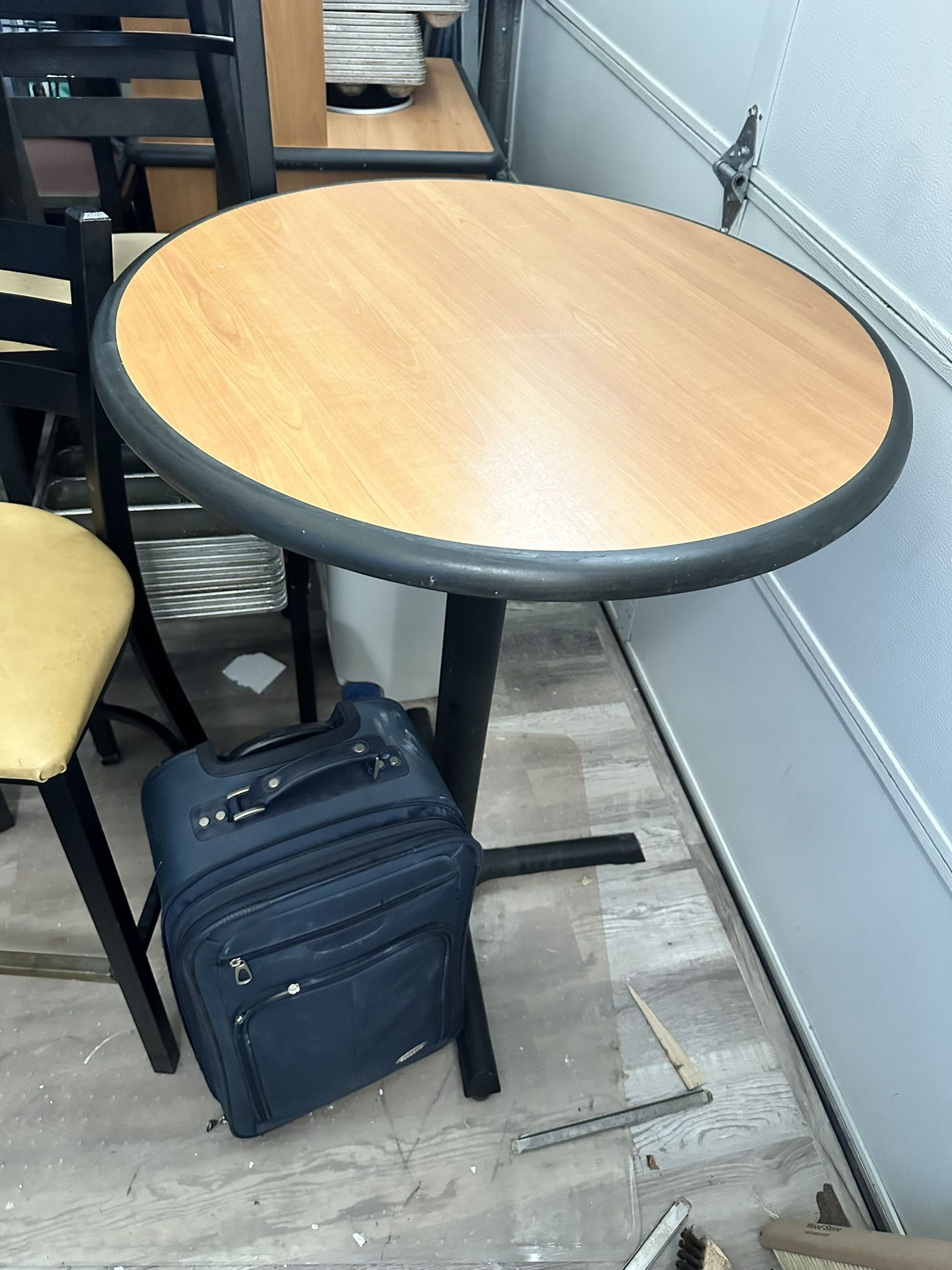 High Table with 4 bar height chairs