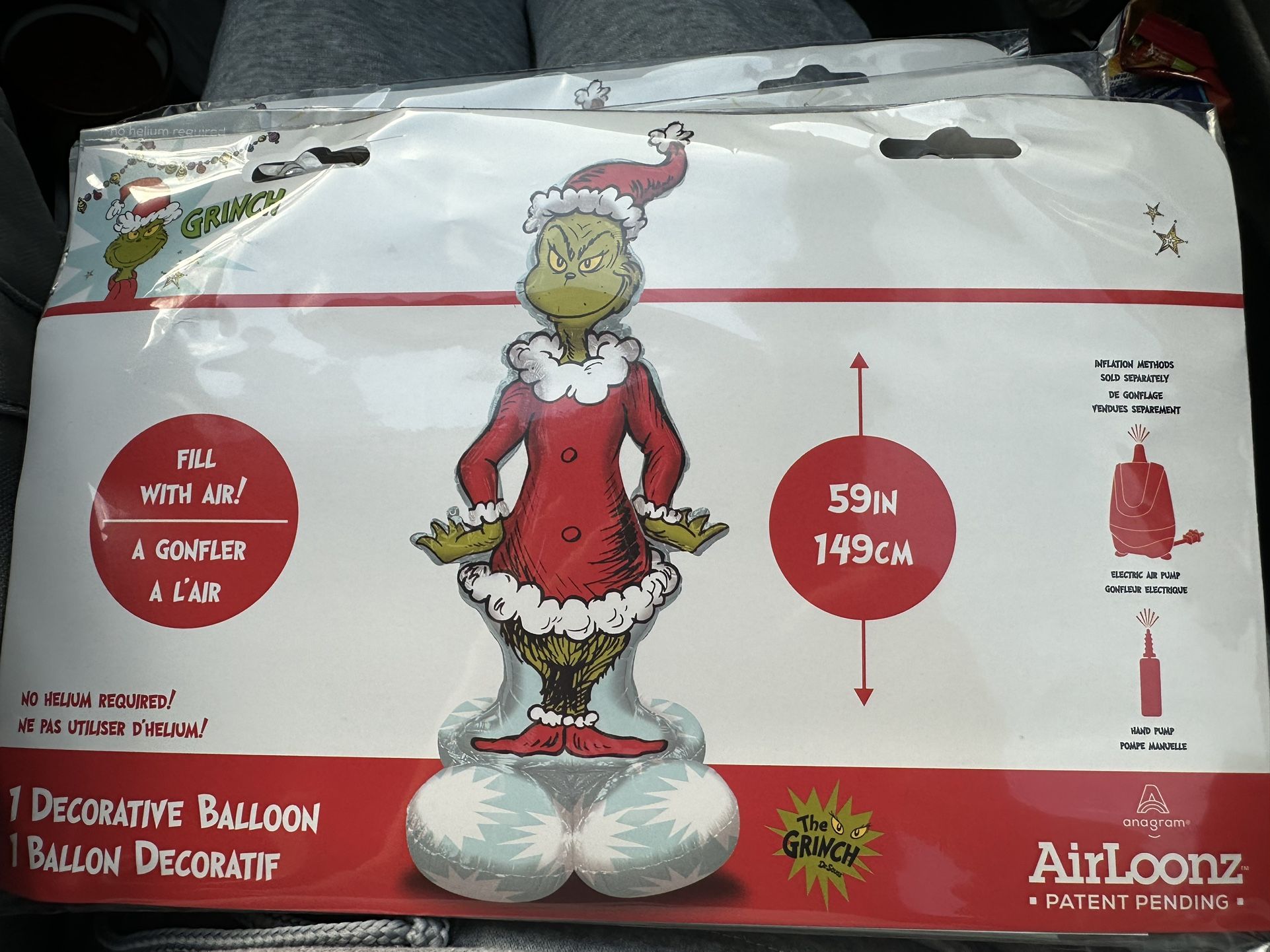 Christmas Grinch Balloon