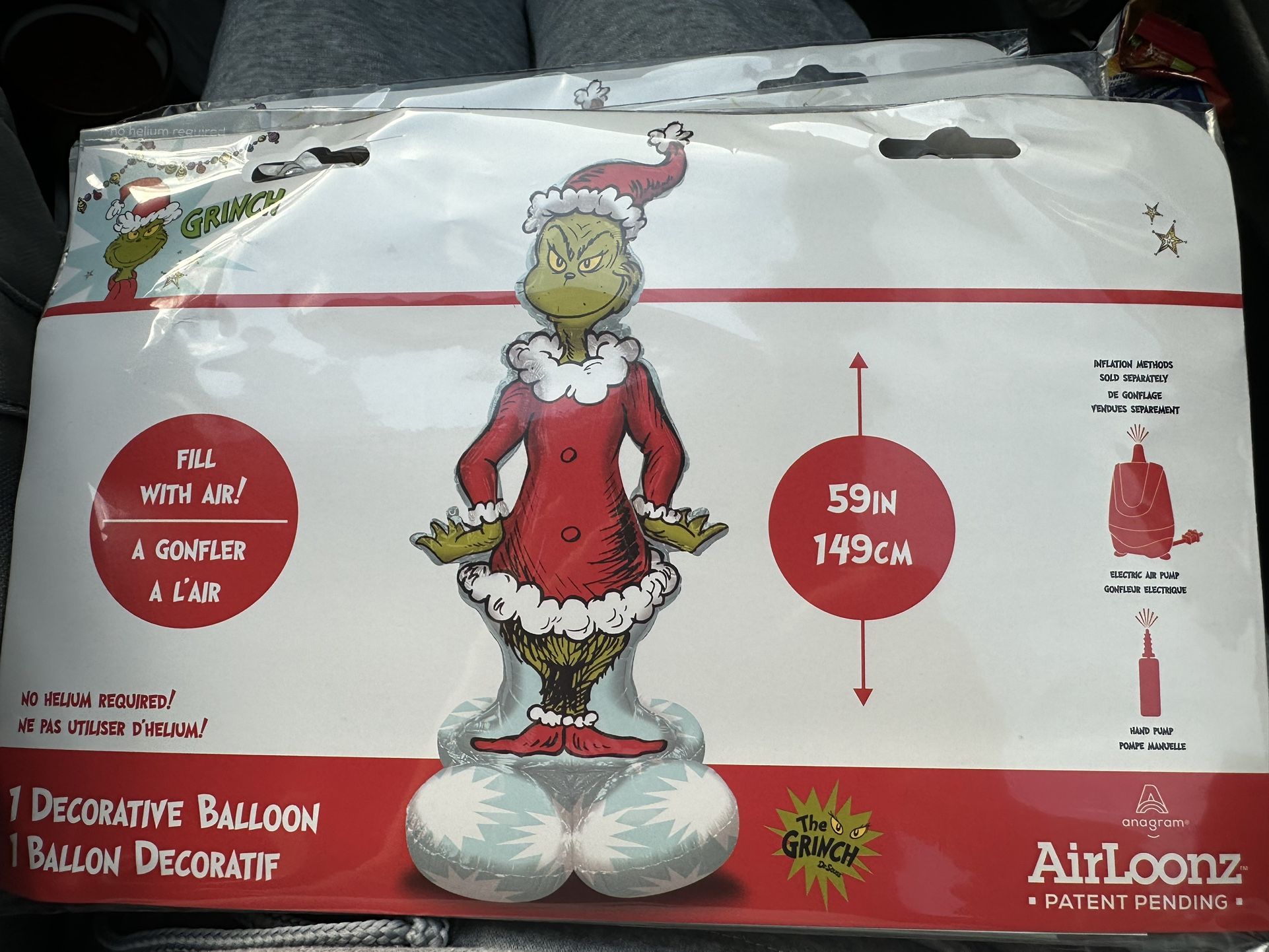 Christmas Grinch  Balloon 