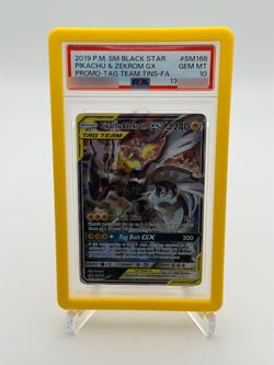 Pikachu & Zekrom GX #SM168 - PSA 10