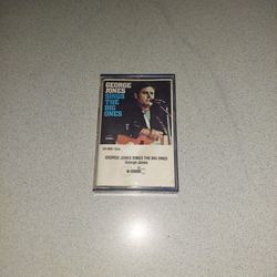 EXTREMELY RARE VINTAGE GEORGE JONES SINGS THE BIG ONES AUDIO CASSETTE 