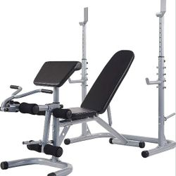 Golds Gym Squat Rack & Bench Set
