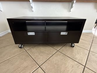 TV Console with drawers and wheels