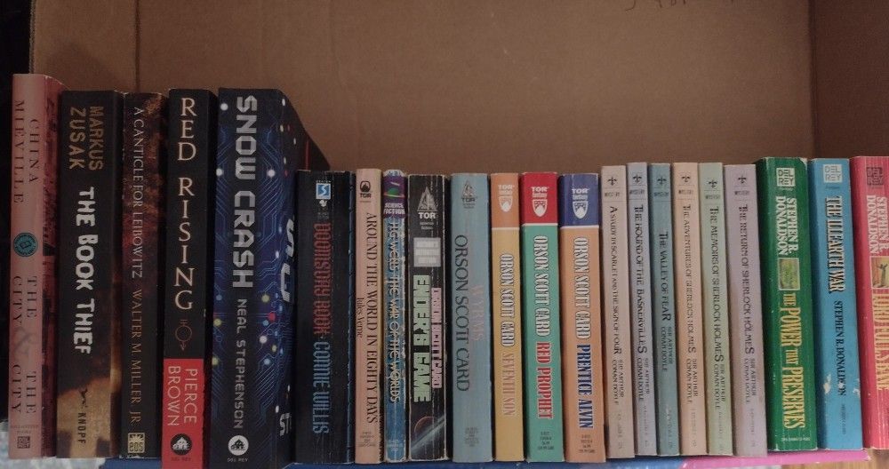 Book Lot (22), Sci-fi, Fantasy, Mystery, Mass Market Paperback