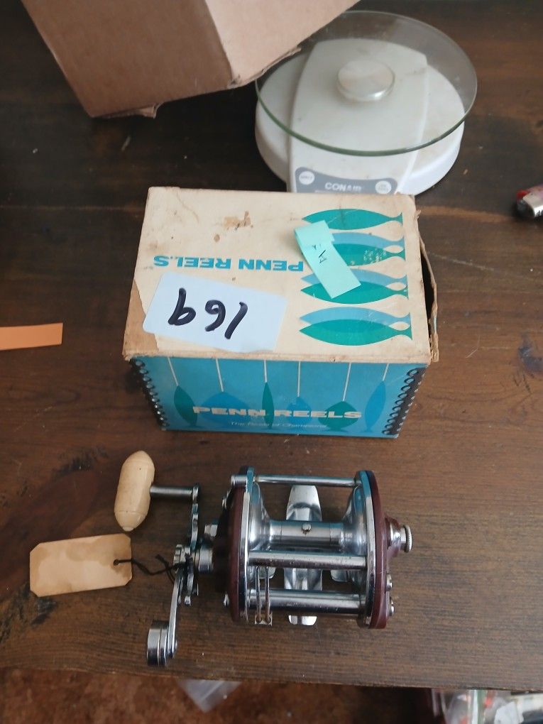 Vintage Penn Peerless No. 9 With Box Paperwork And Wrench
