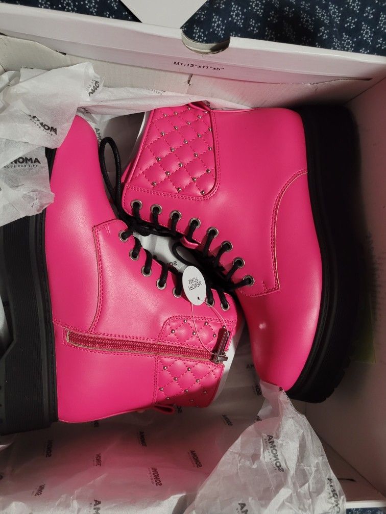 Girls Pink Boots