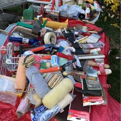 A Ton Of Painting And Contractor Supplies