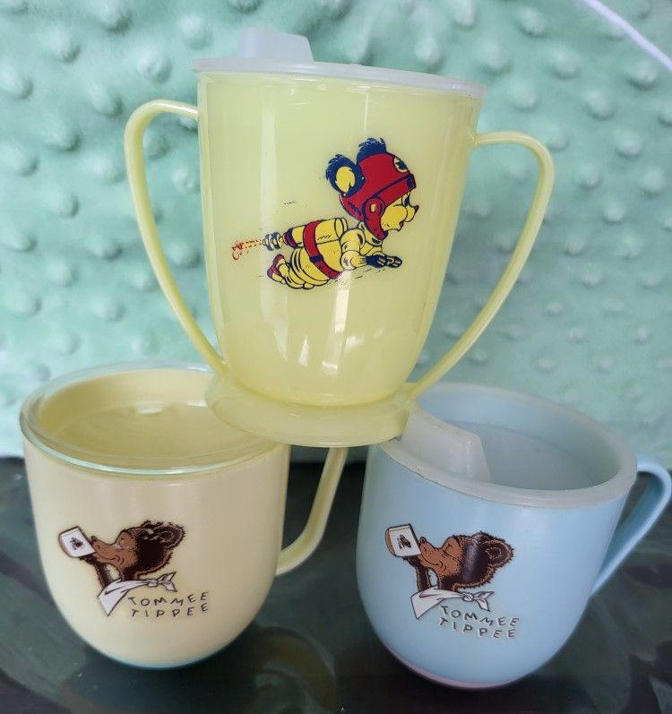 vintage baby cup tommee tippee weighted bottom