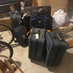 Suitcases - Various Sets, Shapes, Sizes