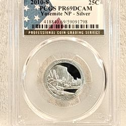 #310 Silver 2010 S Quarter Coin 