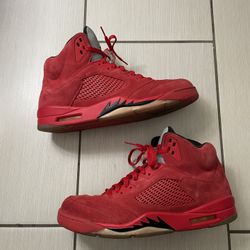 Air Jordan 5 Red Suede size 13