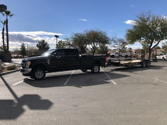 F250 and trailer for transport