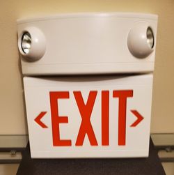 Collectible - "Dual Lite" Emergency Exit Sign/light