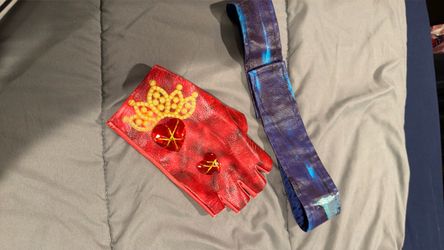 Costume Glove and belt Accessory Set, Pieces for Descendants costume