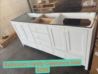 72 inch Open Box Bathroom Vanity Cabinet