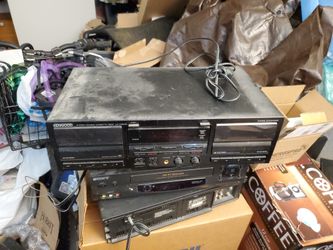 Kenwood dual cassette deck