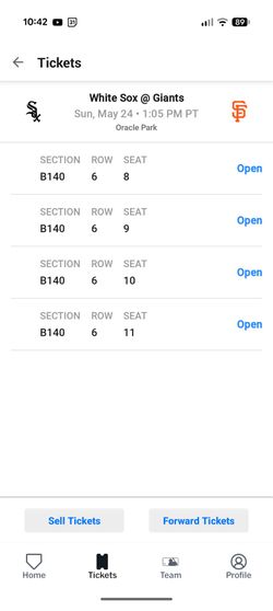 SF Giants Tickets, today 5/24, Star Wars night.