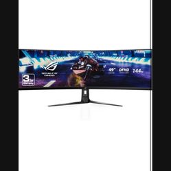 Asus ROG Strix XG49VQ 49” Curved Gaming FreeSync Monitor 144Hz Dual Full HD HDR Eye Care with DP HDMI Black New  Tested  575$ Pick up Phoenix 43rd ave