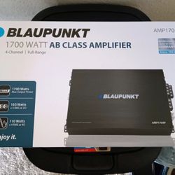 Blaupunkt 1700 Watts 4 Channel Amplifier Brand New In The Box
