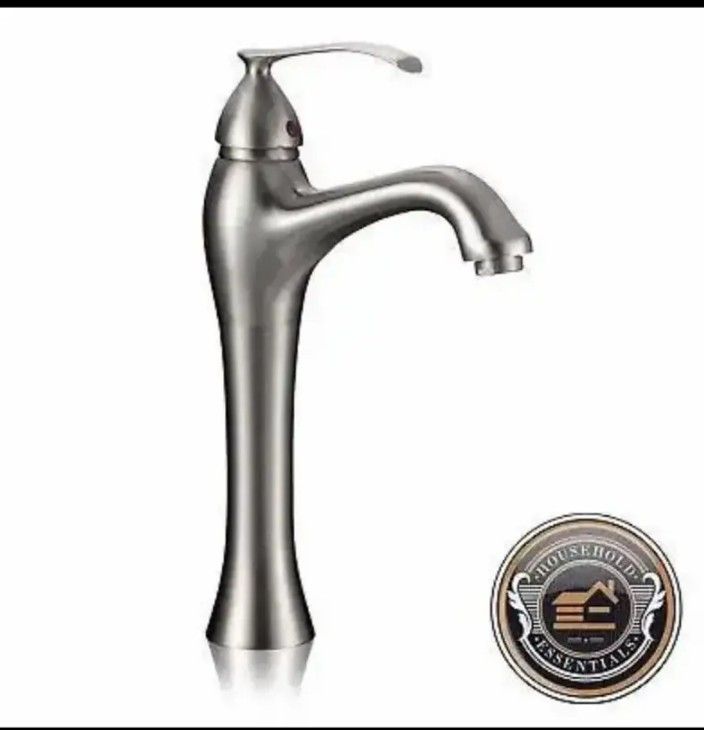 12" Brushed Nickel Vessel Sink Faucet ..... CHECK OUT MY PAGE FOR MORE ITEMS