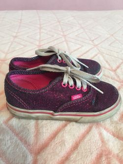 Baby Girl Vans size 7.5