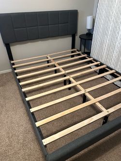 Queen Size Bed Frame - Solid Wood