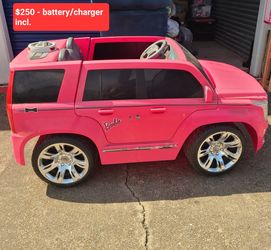 BARBIE POWERWHEEL CADILLAC ESCALADE