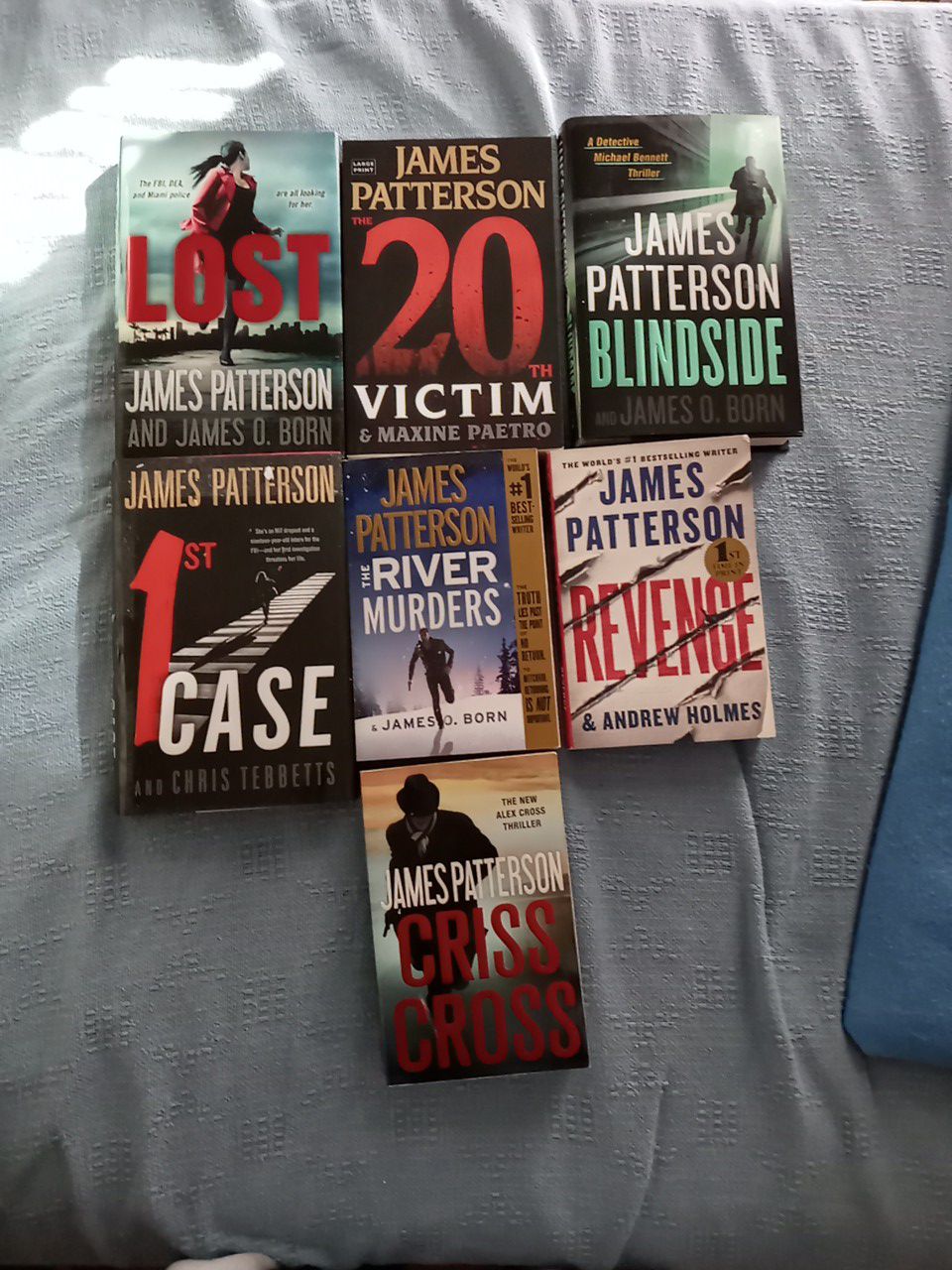 James Patterson books.