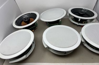 Klipsch ceiling speakers lot of 6