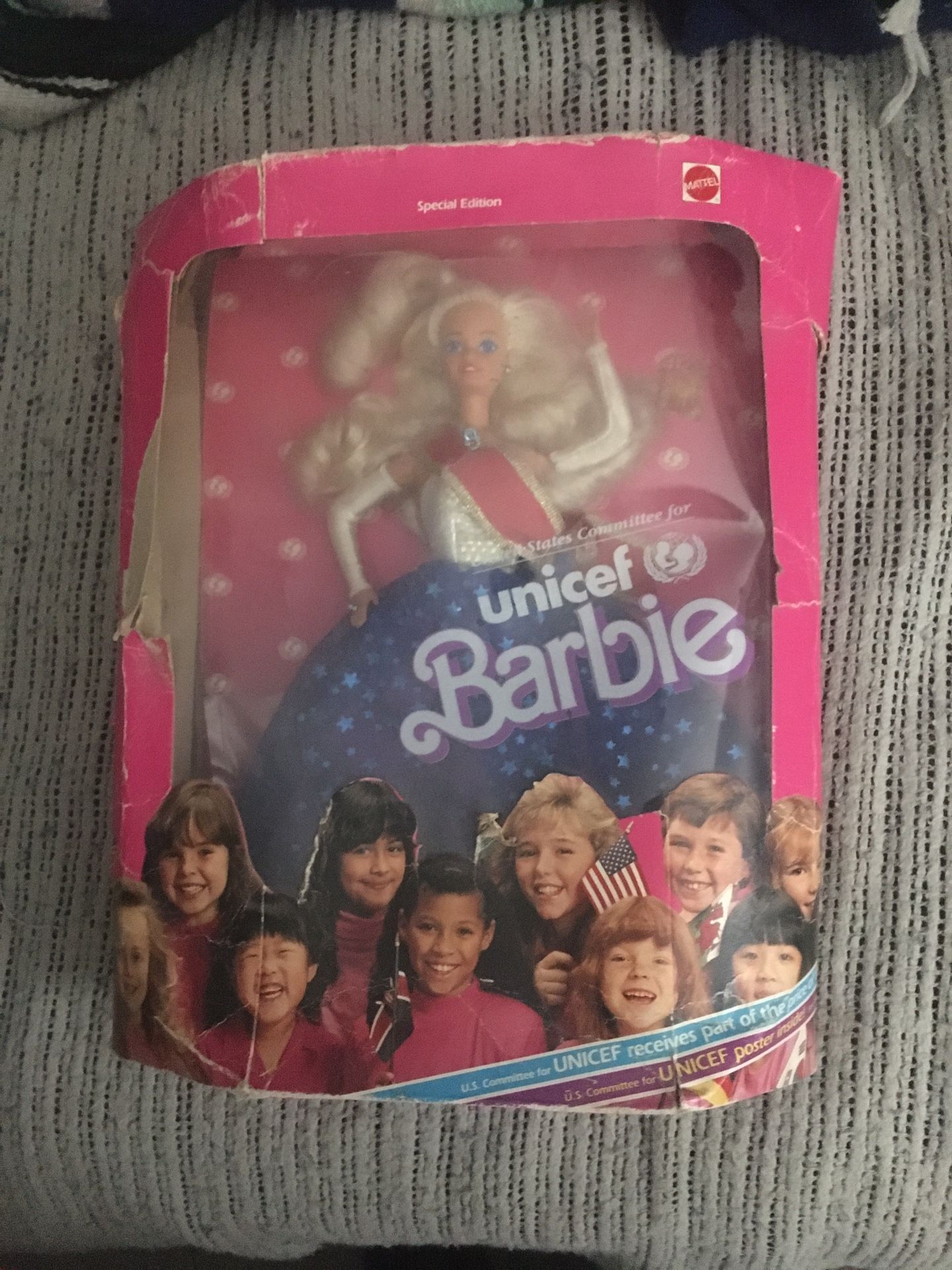 Vintage Collectible Unicef Barbie Doll In Package Only $40 Firm