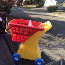 Child Kid Child Toddler Grocery Push Cart Kart in Great Condition Bike Trike