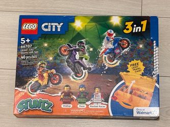 LEGO City Stuntz 3-in-1 Motorbike Stunt Set #66707