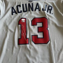 Acuna Jr Signed Jersey