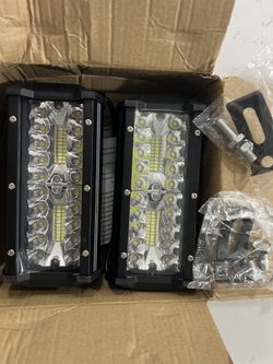 Pair Of Off Road Lights 3.5x7  New