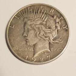 1927 D Peace Dollar