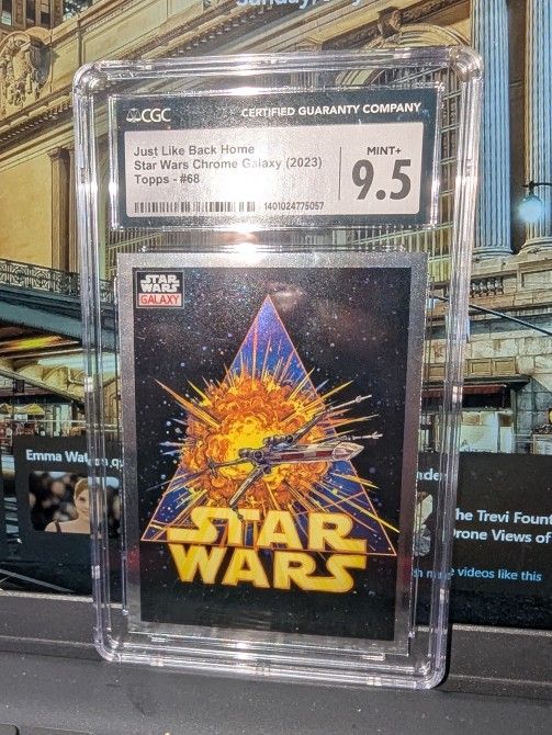 2023 Topps Star Wars Galaxy Chrome 'Just Like Back Home' CGC 9.5