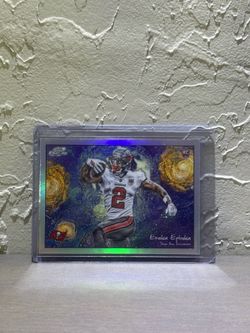 Emeka Egbuka 2025 Topps Chrome Cosmic RC Stars In The Night Refractor STN-8